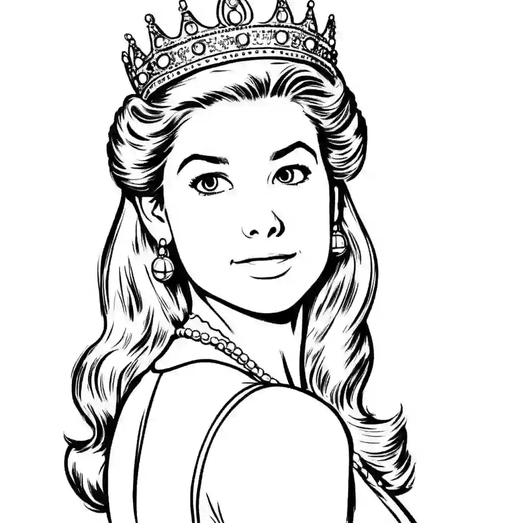 Princess Clarisse from Princess Diaries coloring pages
